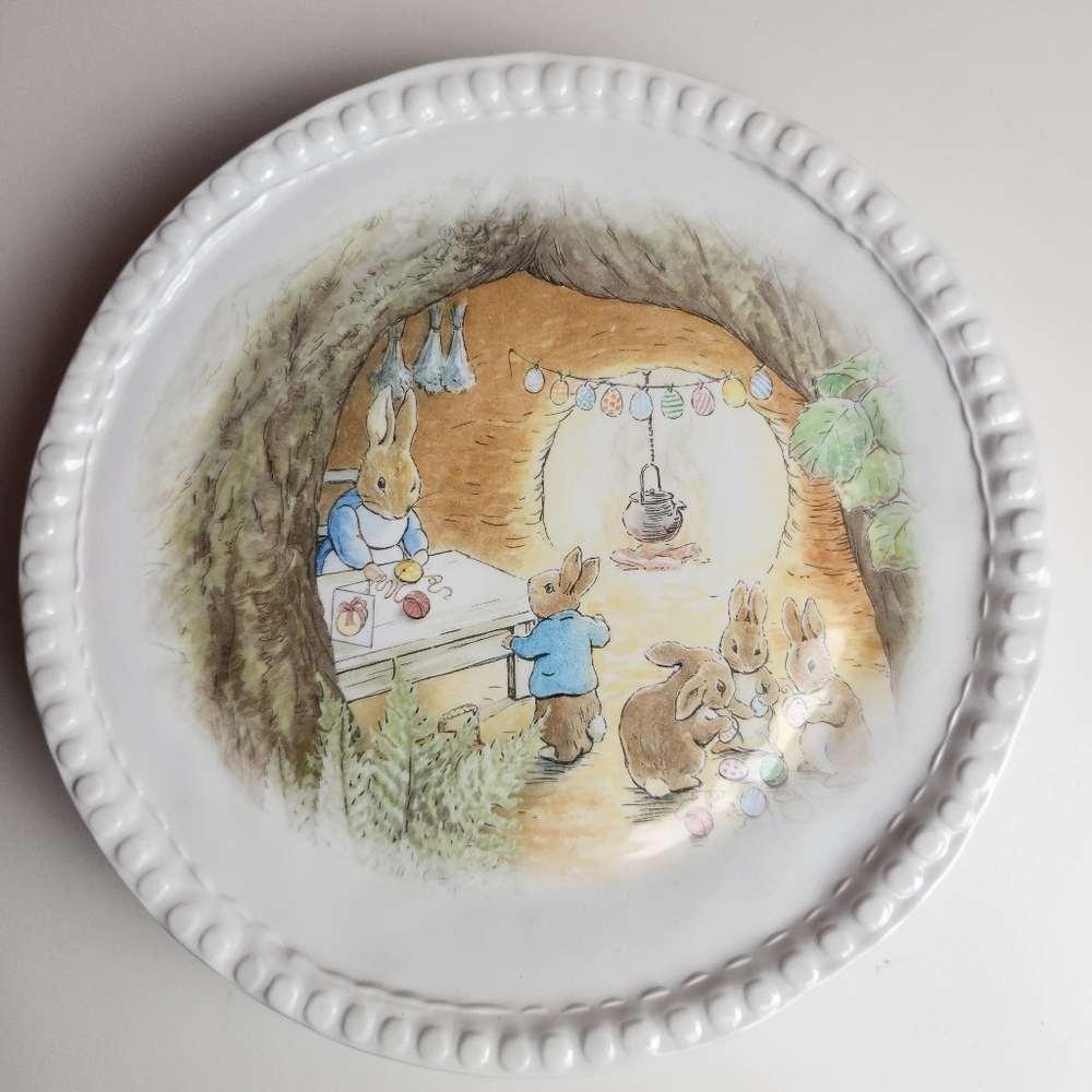 Pottery Barn Kids Set Of 6 Peter Rabbit Melamine Plates